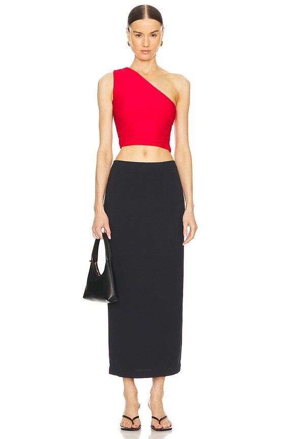 Superdown Cassandra Crop Top In Red