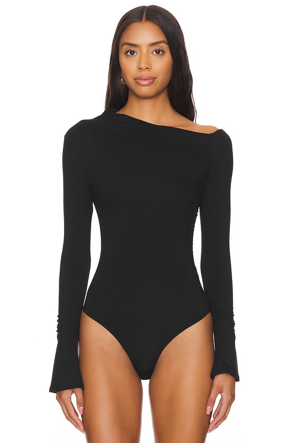 Superdown Carys Bodysuit In Black