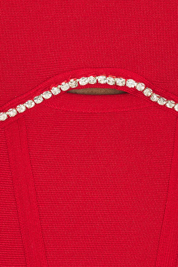 Superdown Gia Corset Top In Red