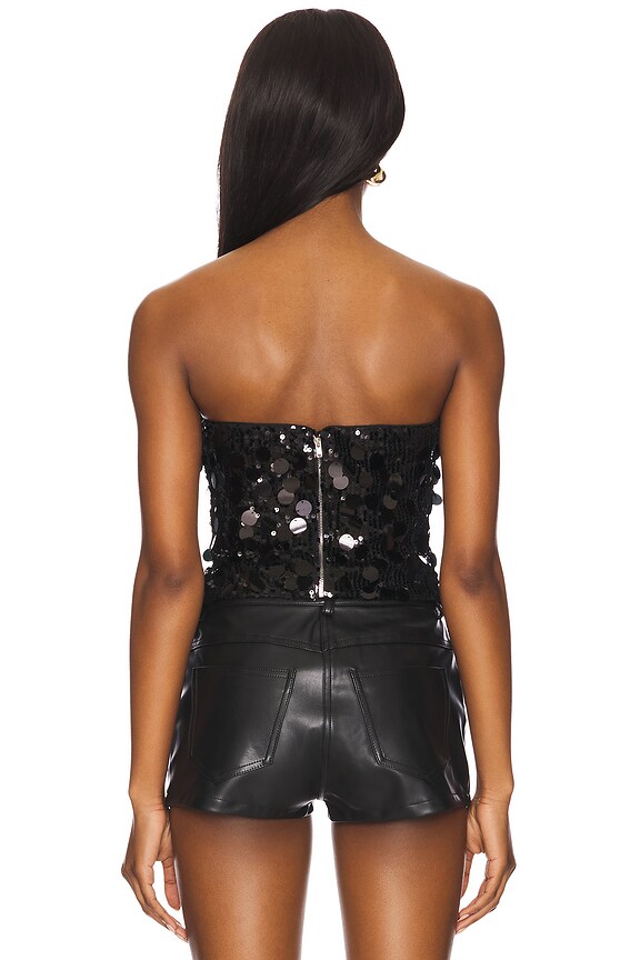 Superdown Cordilla Strapless Top In Black