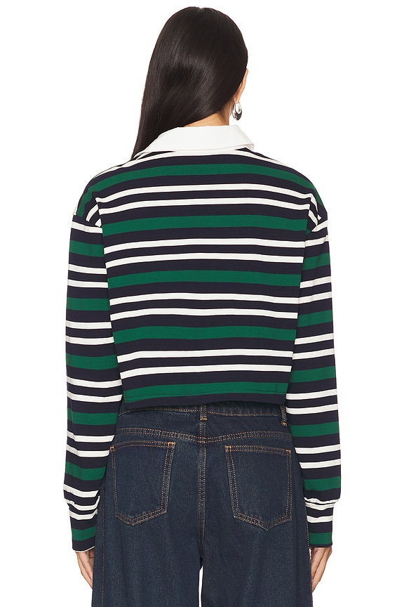 Superdown Mason Top In Navy & Green