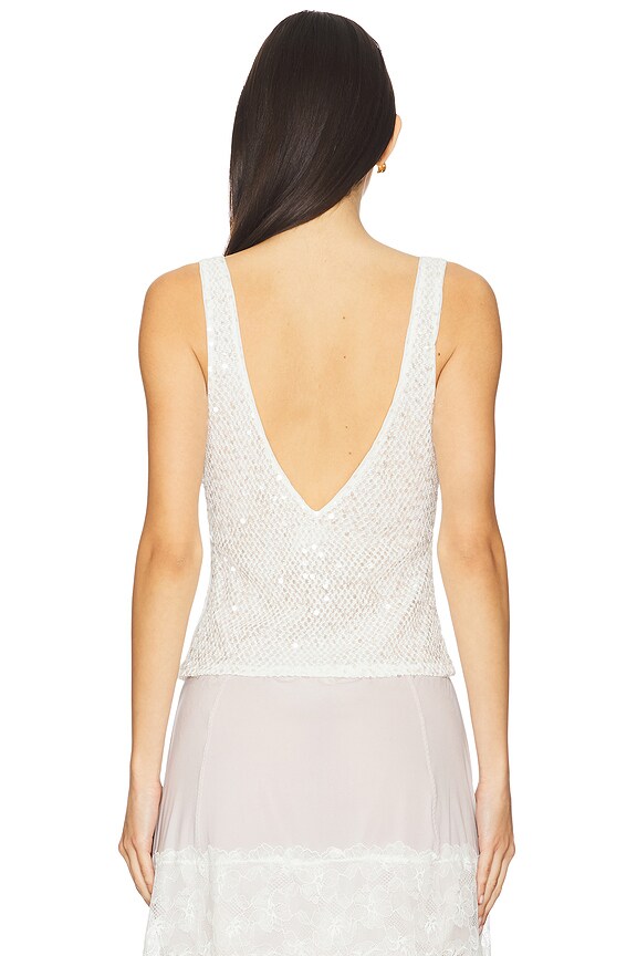 Superdown Adriana Top In White