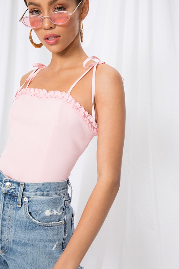 Image 1 of Lea Cami Top in Baby Pink