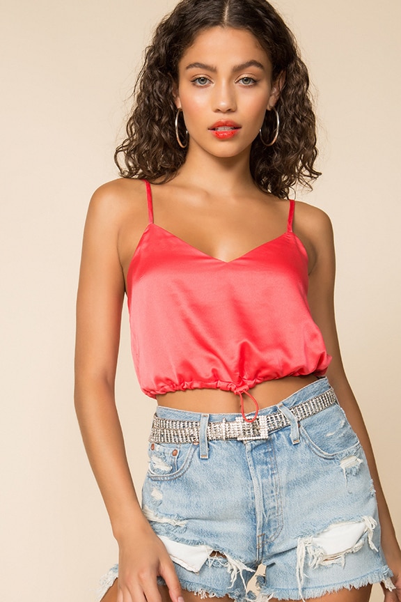 Image 1 of Charlene Cami Top in Cherry