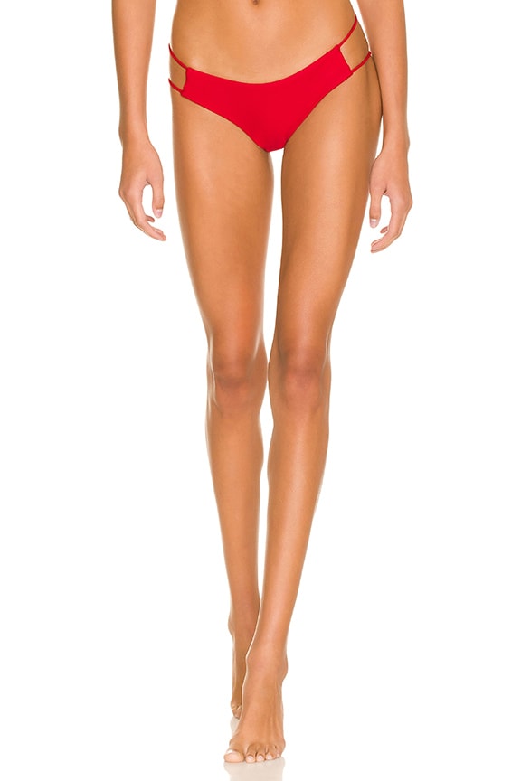 Image 1 of Zana Bikini Bottom in Red