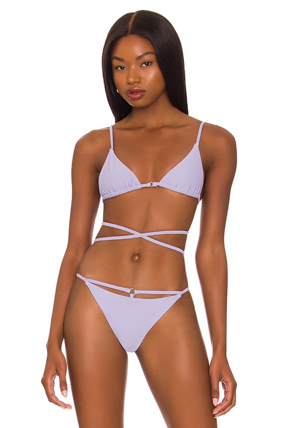 Image 1 of Mikayla Bikini Top in Lavender