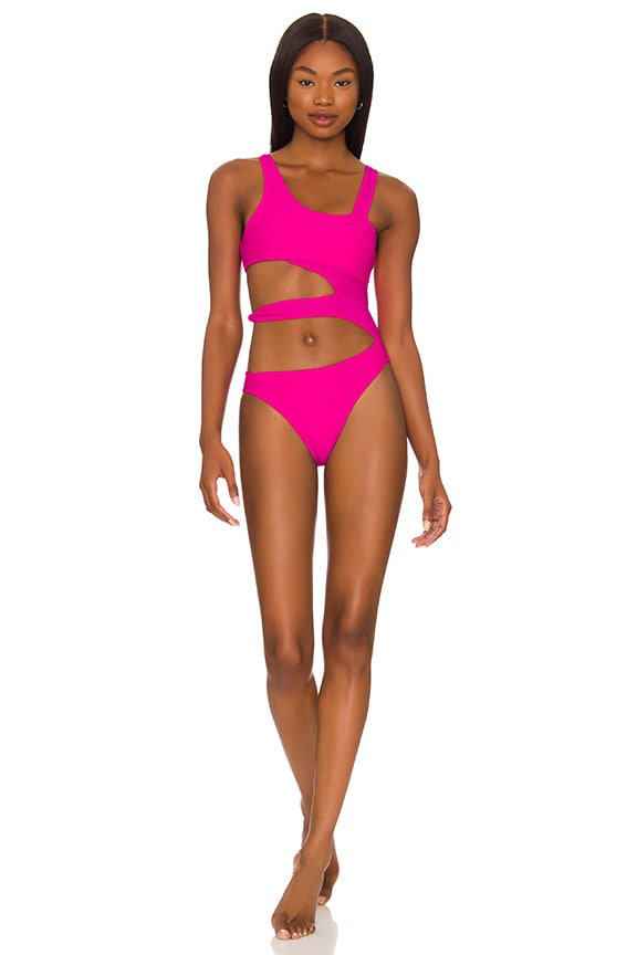 Image 1 of Clara Swimsuit in Neon Pink