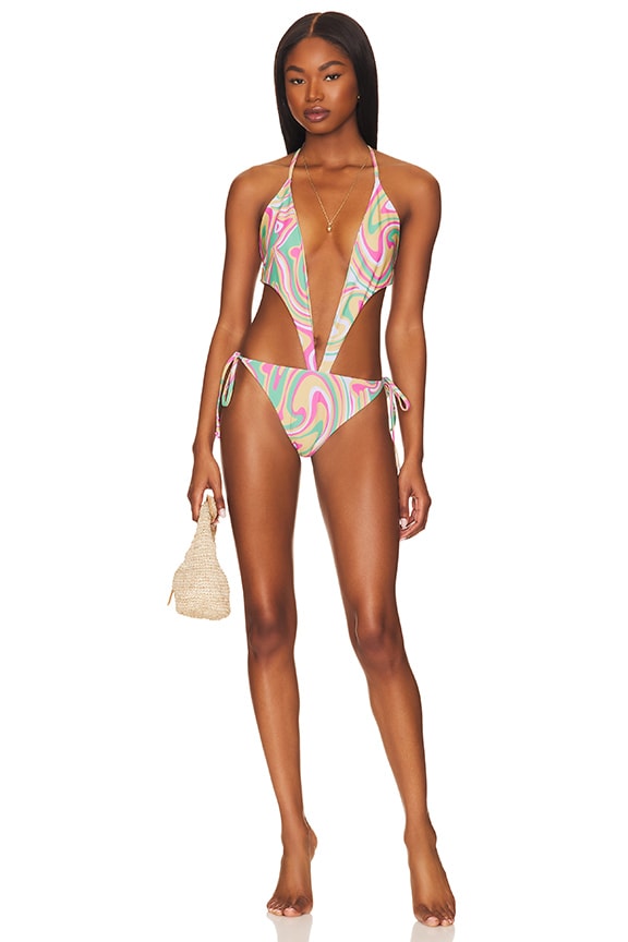 Image 1 of Martina One Piece in Pink Multi