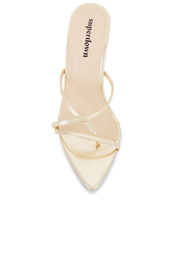 Superdown Sofia Heel In Gold