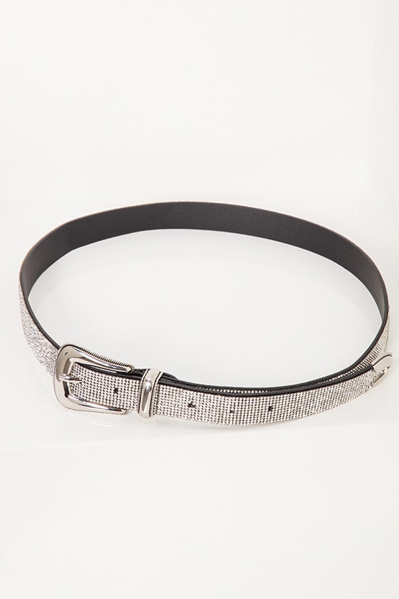Image 1 of Embellished Belt in Black