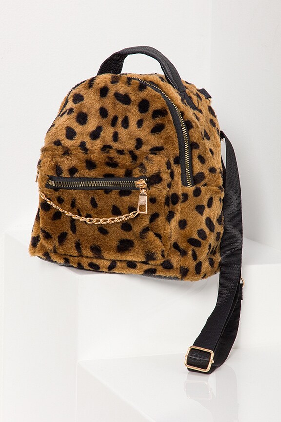 Image 1 of Kitty Backpack in Leopard