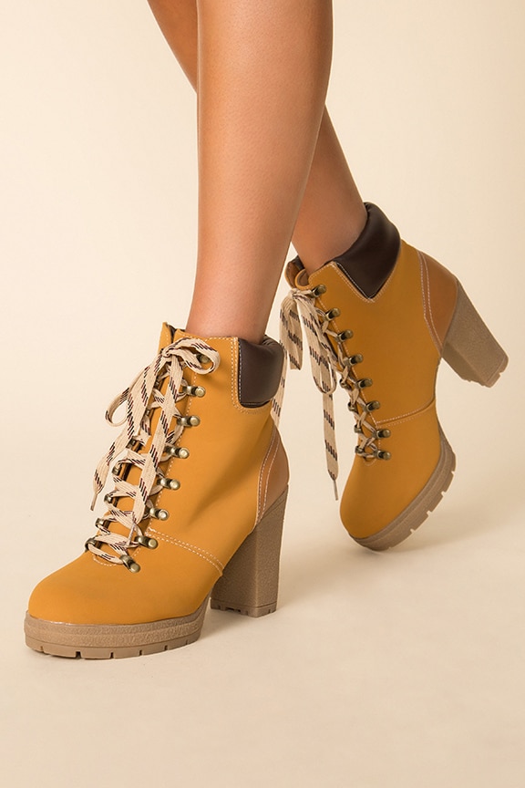 Image 1 of Wild Diva Lounge Ciara Boot in Camel