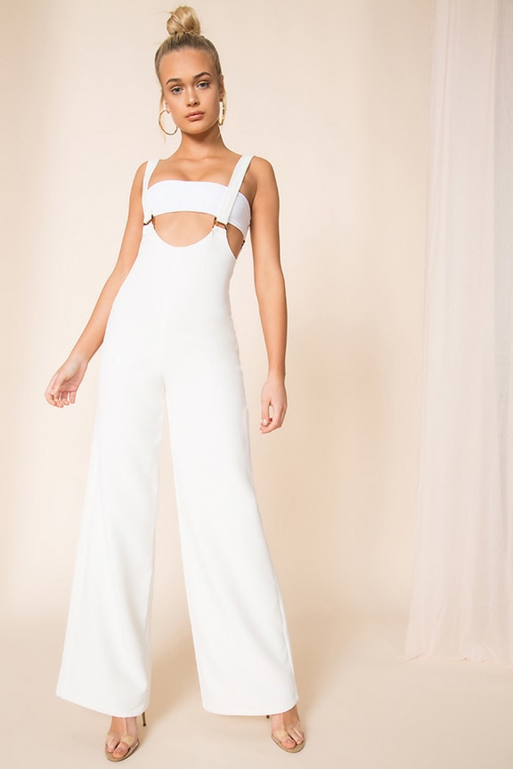 Image 1 of Lewis Jumpsuit in White