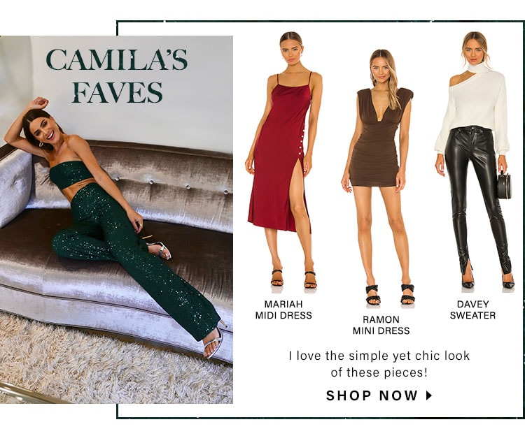 Camila’s Faves: I love the simple yet chic look of these pieces! Shop Now