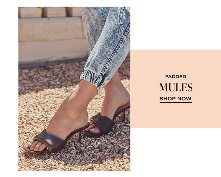 April’s ‘It’ List: Padded Mules - Shop Now