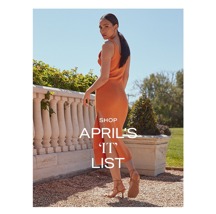 April’s ‘It’ List: From crop tops to skin-tight dresses to vintage-looking denim, here are the top trends to know & own this month - Shop April’s ‘It’ List