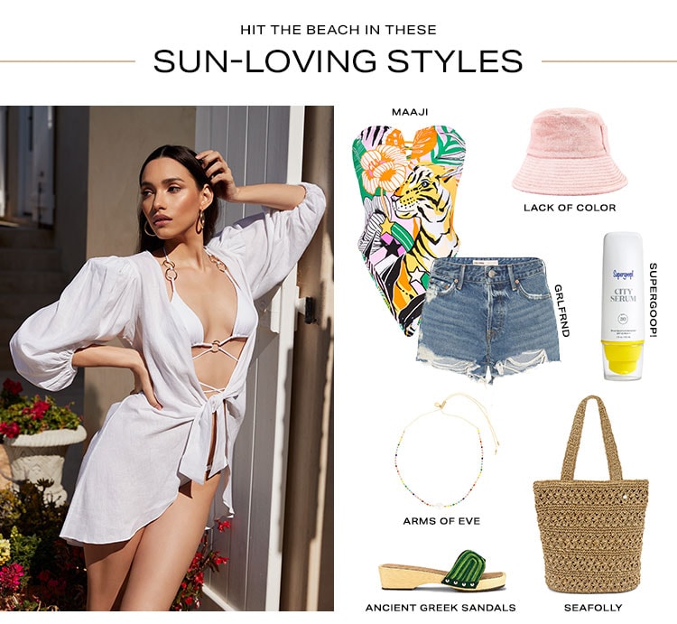 Hit the beach in these sun-loving styles