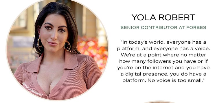 In Case You Missed It! An IG Live Conversation on Living Sustainably. A few of our fave babes shared tips on how to be more sustainable - watch what you missed now on our IGTV! Yola Robert.