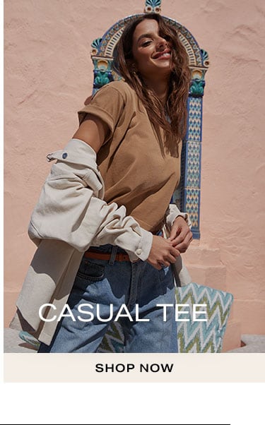 Casual Tee. Shop Now
