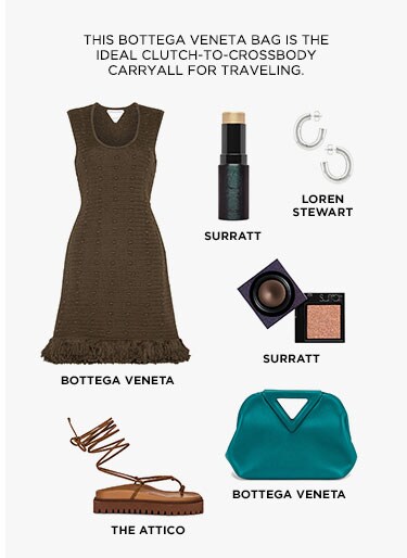 THIS BOTTEGA VENETA BAG IS THE IDEAL CLUTCH-TO-CROSSBODY CARRYALL FOR TRAVELING.