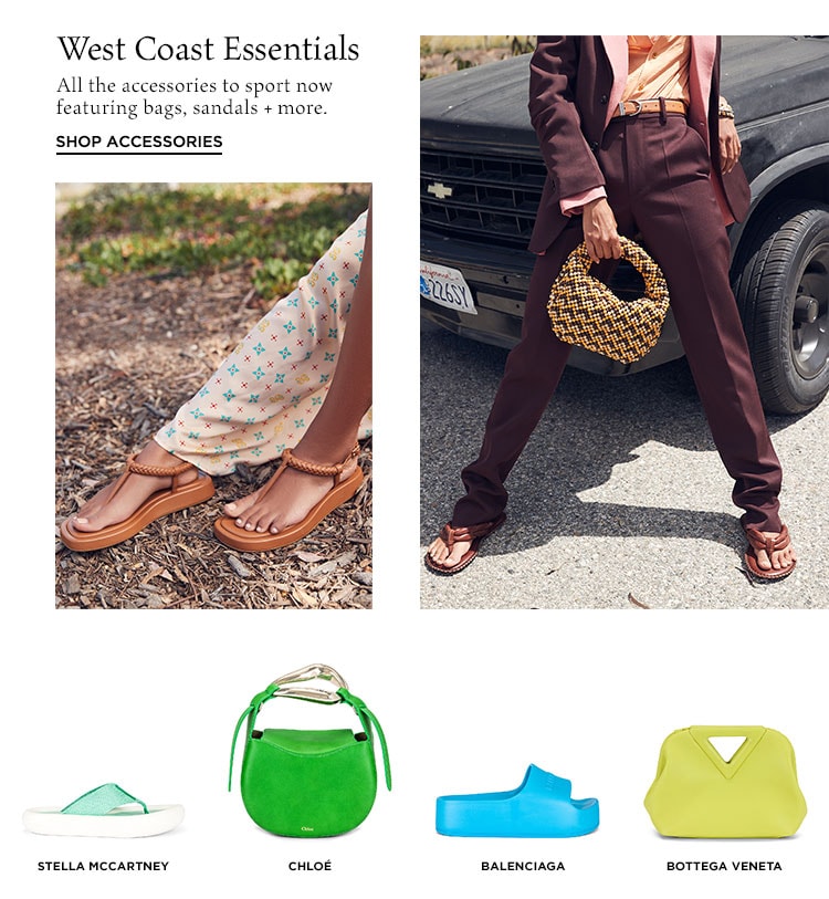 West Coast Essentials. All the accessories to sport now featuring bags, sandals + more. Shop Accessories