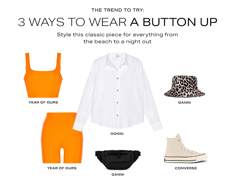 The Trend to Try: 3 Ways to Wear a Button. Style this classic piece for everything from the beach to a night out - Shop Now
