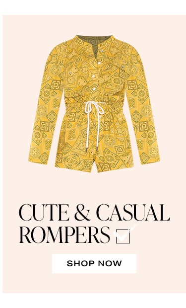 Cute & Casual Rompers. Shop Now