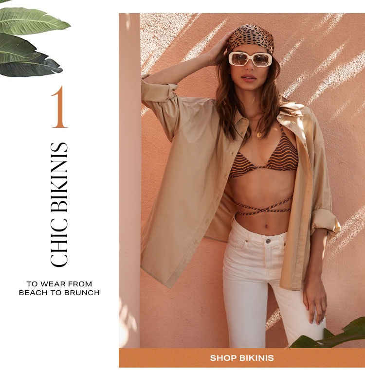 1. Chic Bikinis to Wear from Beach to Brunch