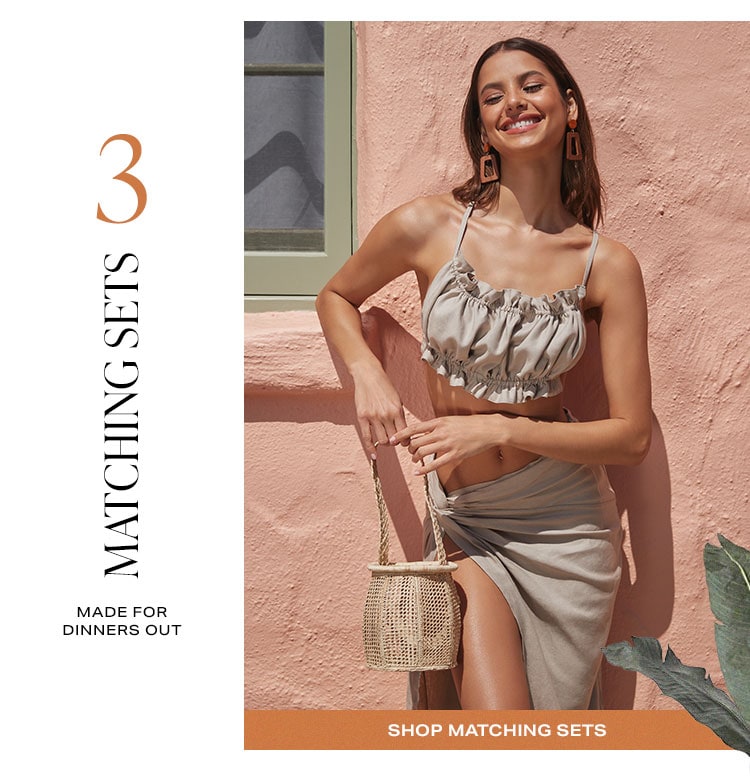 3. Matching Sets Made for Dinners Out