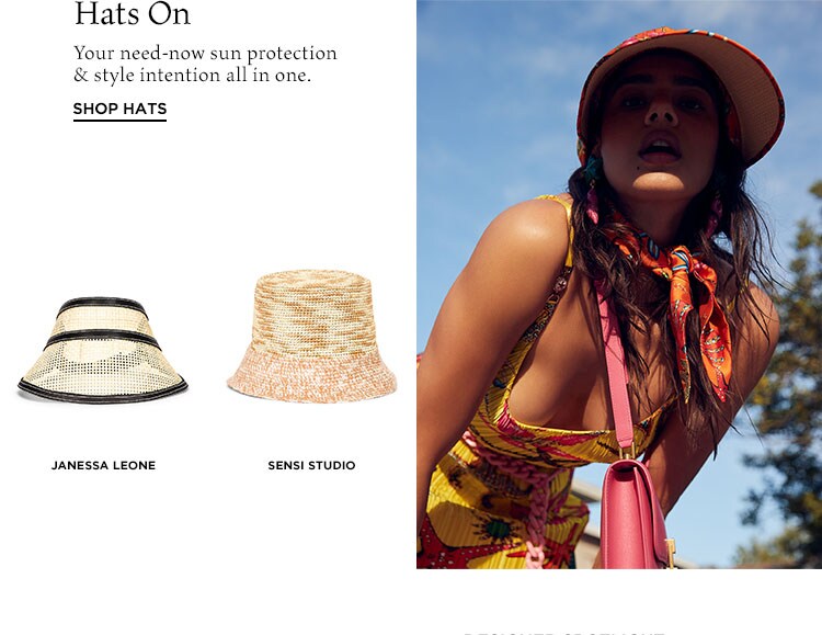 Hats On. Your need-now sun protection & style intention all in one. Shop Hats