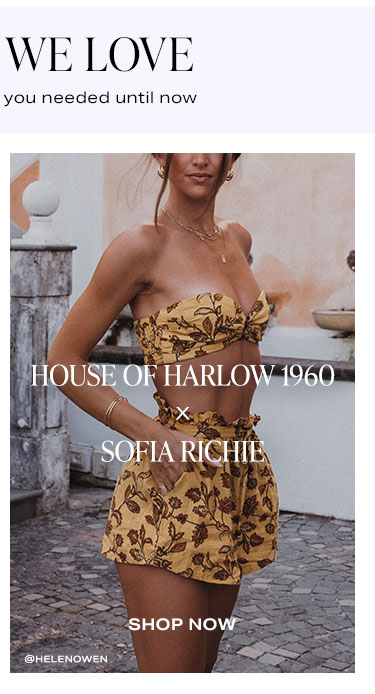 House of Harlow 1960 x Sofia Richie. Shop now.