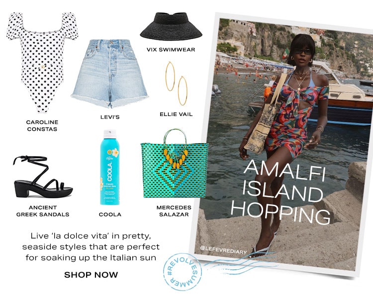 Amalfi Island Hopping: Live ‘la dolce vita’ in pretty, seaside styles that are perfect for soaking up the Italian sun - Shop Now