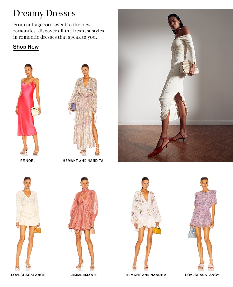 Dreamy Dresses: From cottagecore sweet to the new romantics, discover all the freshest styles in romantic dresses that speak to you. Shop Now