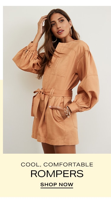 Cool, Comfortable Rompers. Shop Now