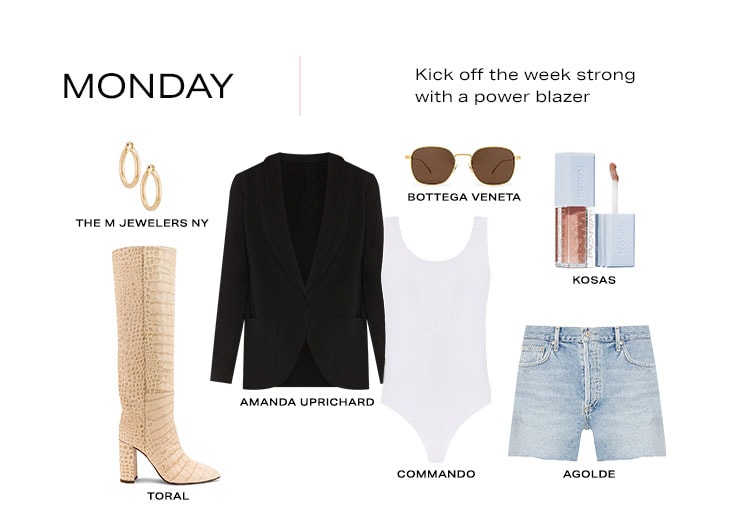 Monday. Kick off the week strong with a power blazer. Shop now.