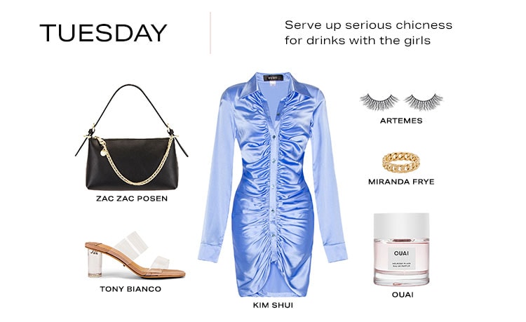 Tuesday. Serve up serious chicness for drinks with the girls. Shop now.