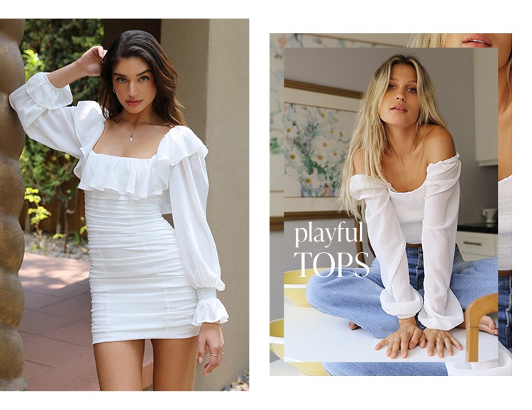 New! Camila Coelho Collection: Go from casual daytime looks to sexy nights out with my newest collection of tops, dresses, swim + more! XO, Camila - Shop the Collection