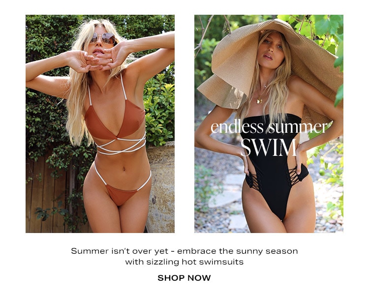 Endless Summer Swim: Summer isn’t over yet - embrace the sunny season with sizzling hot swimsuits - Shop Now