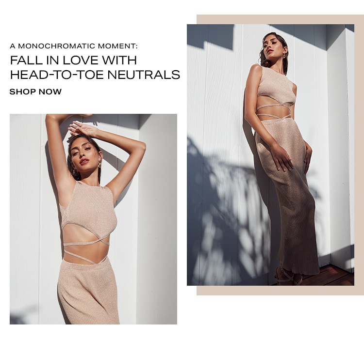 A Monochromatic Moment: Fall in Love With Head-to-Toe Neutrals. Shop Now