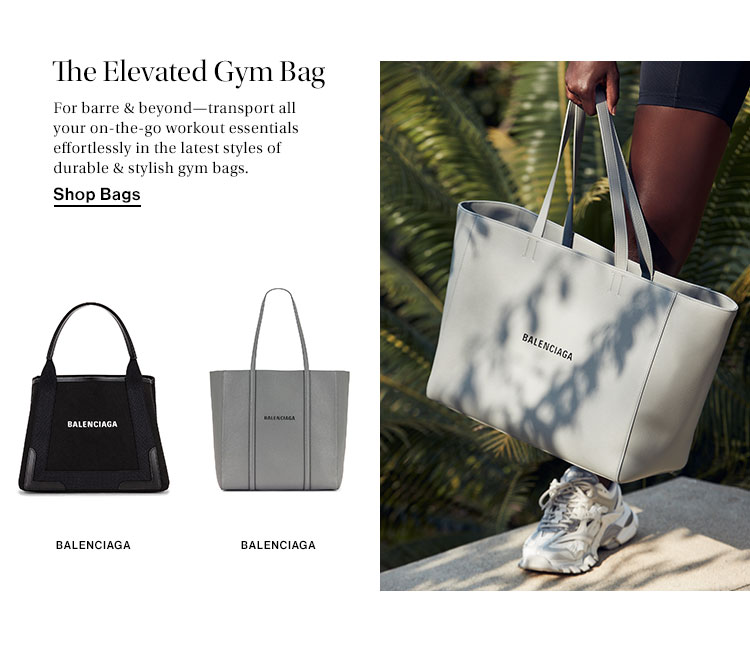 The Elevated Gym Bag. For barre & beyond—transport all your on-the-go workout essentials effortlessly in the latest styles of durable & stylish gym bags. Shop Bags
