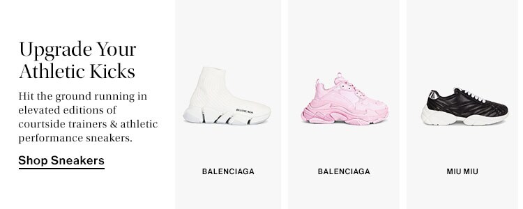 Upgrade your Athletic Kicks. Hit the ground running in elevated editions of courtside trainers & athletic performance sneakers. Shop Sneakers