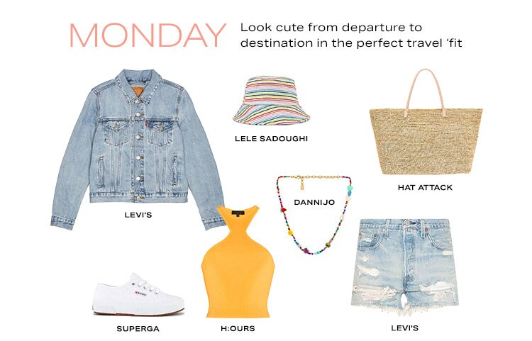 Vacay Style Inspo Tulum: Monday. Look cute from departure to destination in the perfect travel ‘fit - Shop Now