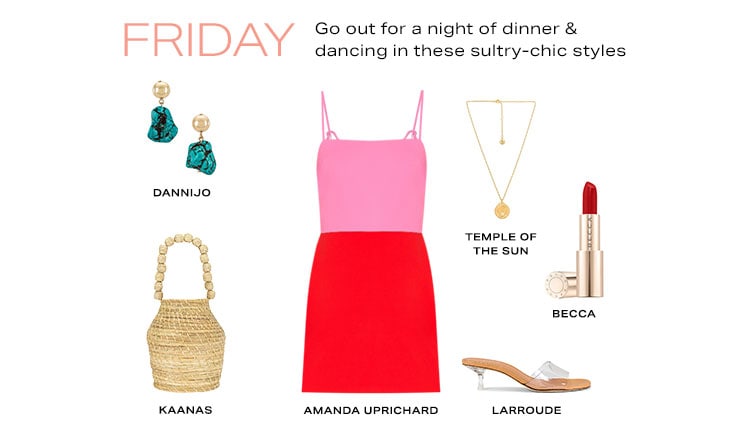 Vacay Style Inspo Tulum: Friday. Go out for a night of dinner & dancing in these sultry-chic styles - Shop Now