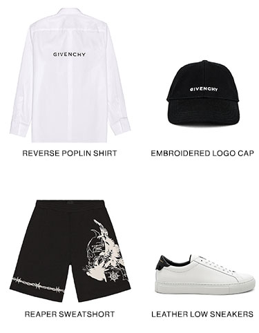 The Givenchy View. This pre-fall collection offers a mix of bold detailing and iconic silhouettes that combine to further enhance Givenchy’s hyper-focused aesthetic. Shop Givenchy