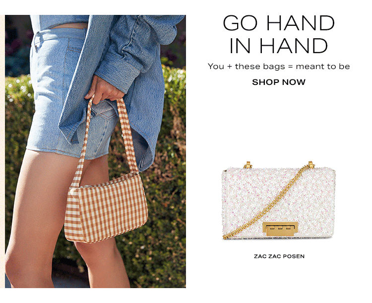 Go Hand in Hand. You + these bags = meant to be. Shop Now