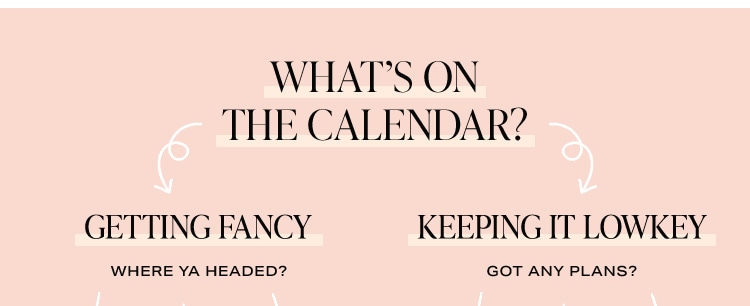 Your Occasion Style Guide: What’s on the Calendar? Shop the Edit