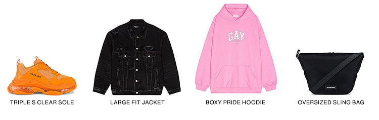  The World of Balenciaga Demna Gvasalia’s latest collection pairs elevated silhouettes alongside pop culture references to further expand upon Balenciaga’s unique aesthetic. SHOP BALENCIAGA