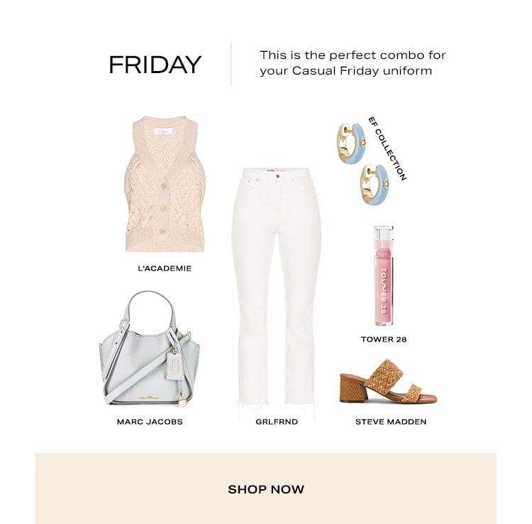 Friday. This is the perfect combo for your Casual Friday uniform. Shop Now.
