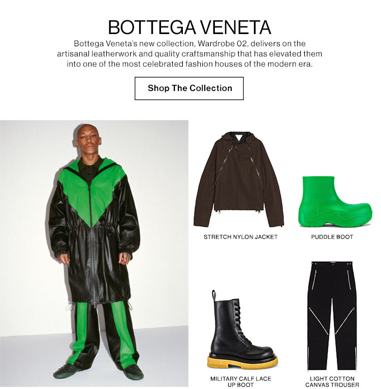Bottega Veneta’s new collection, Wardrobe 02, delivers on the artisanal leatherwork and quality craftsmanship that has elevated them into one of the most celebrated fashion houses of the modern era. Shop The Collection