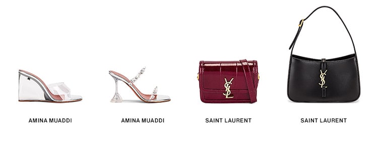 New Arrivals: Amina Muaddi, Khaite, Loewe, Saint Laurent + more - Shop Now